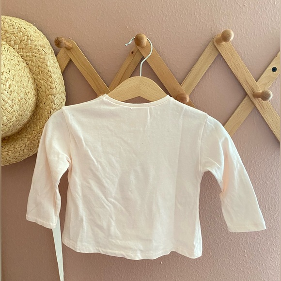 Zara girl tulle long sleeve shirt - Picture 5 of 7